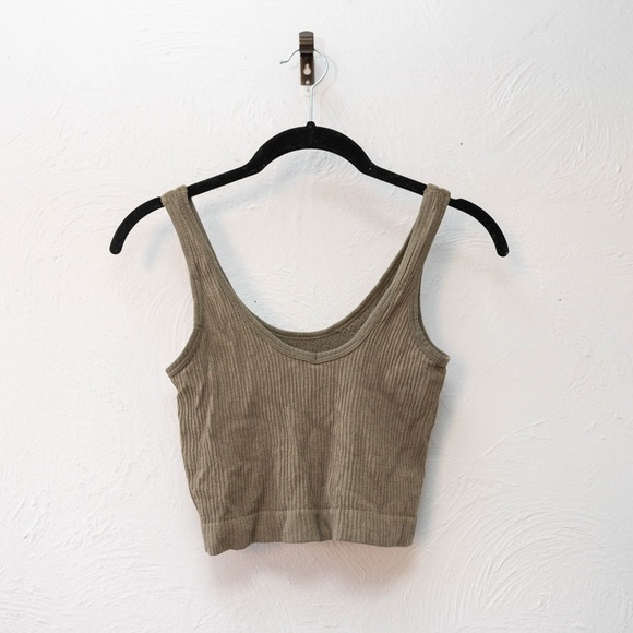 Urban Outfitters Tops - Urban Outfitters Olive Green Tank Top